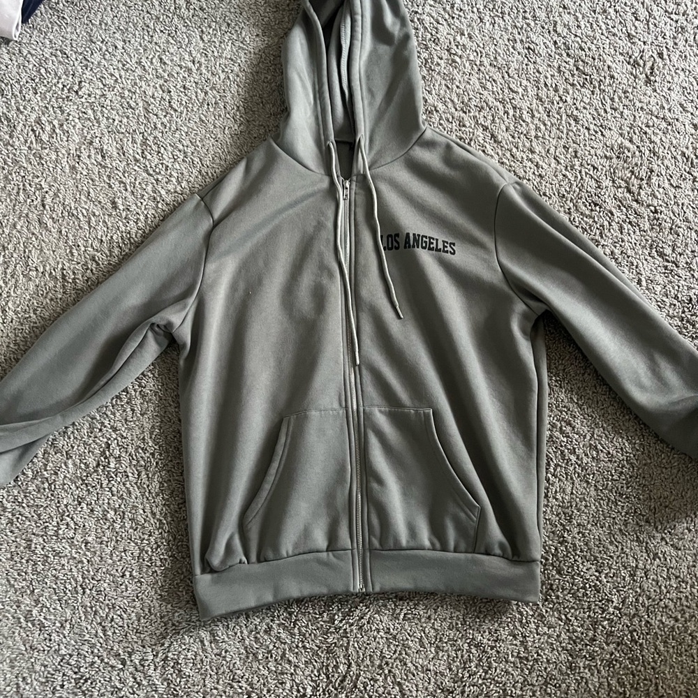 Los Angeles Graphic Zip-Up Hoodie